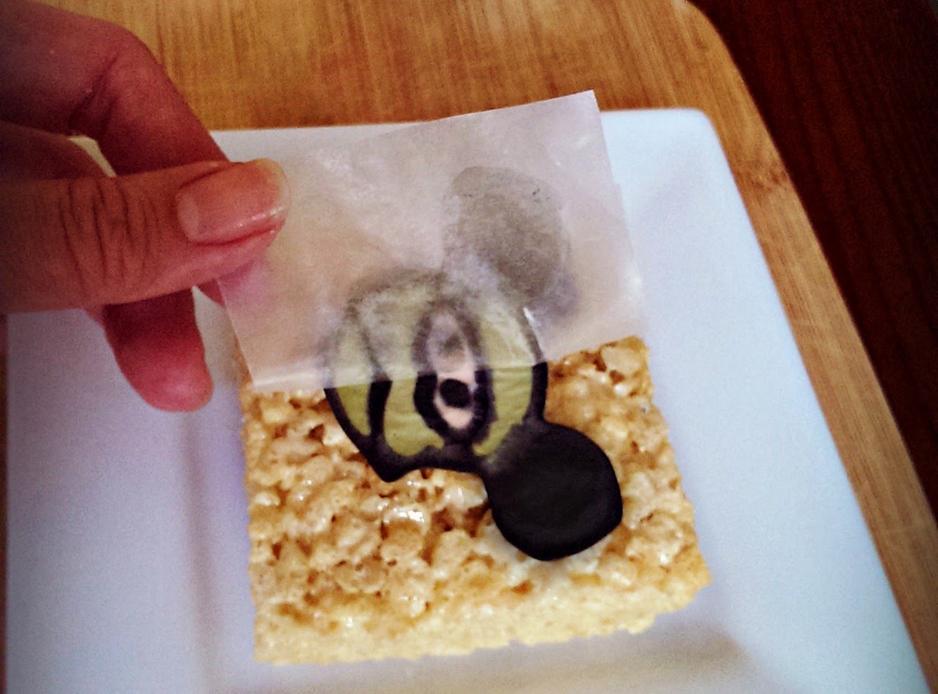 Mickey Mouse rice krispy treats