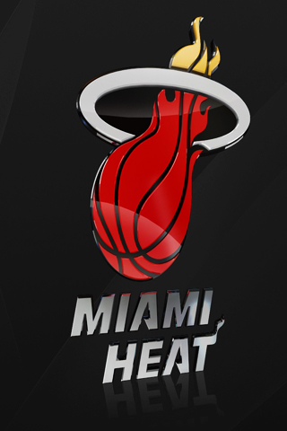  Wallpaper on Miami Heat Logo Nba Basketball Team Iphone Wallpaper