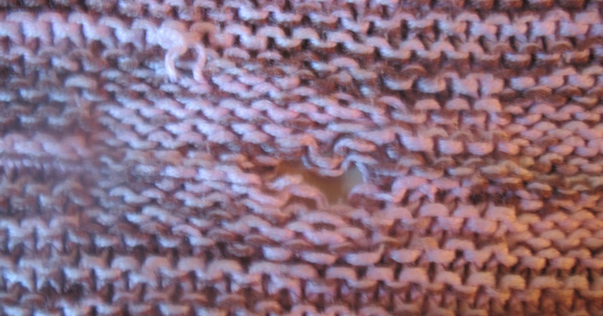 Little Ella Lu How to mend a knitted blanket unconventional method