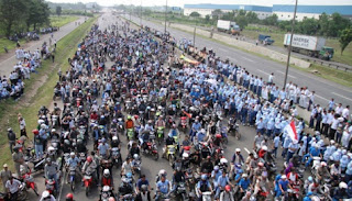 Demo Buruh Cikarang 27 Januari 2012 akhirnya Usai  horizon inspirasi