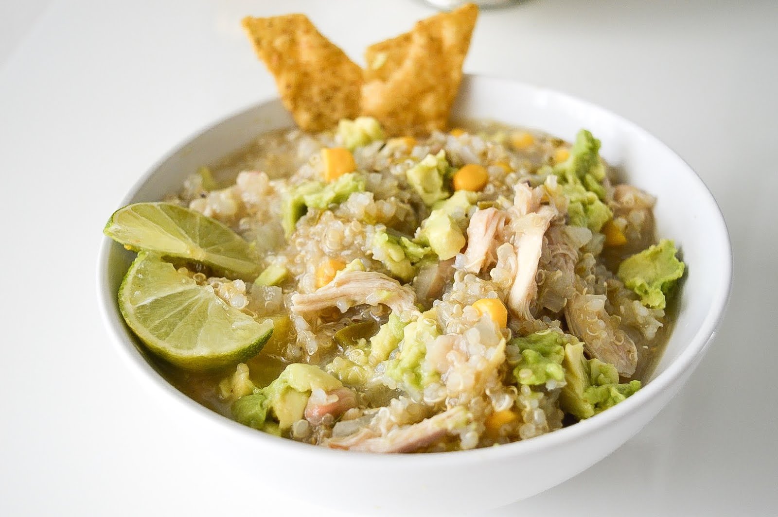 Healthy, Hearty, Quinoa White Chicken Chili Mr. and Mrs. Powell