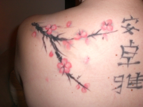 3. Orchid and Cherry Blossom Tattoos - wide 6