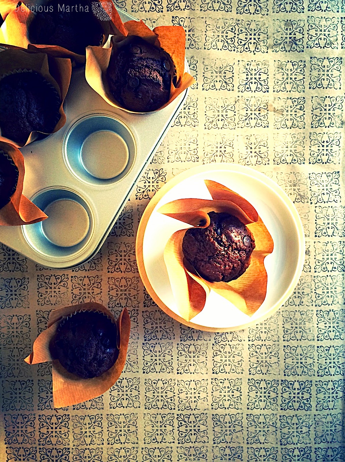 Muffins de chocolate Starbucks