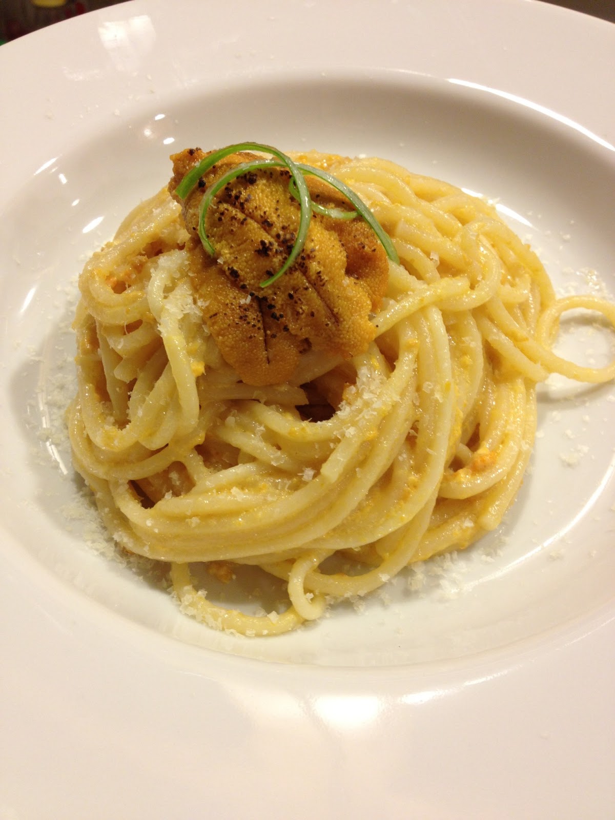Insatiably Epicurious... Sea Urchin Pasta