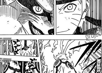 Naruto Mangá 571 - Modo Bijuu