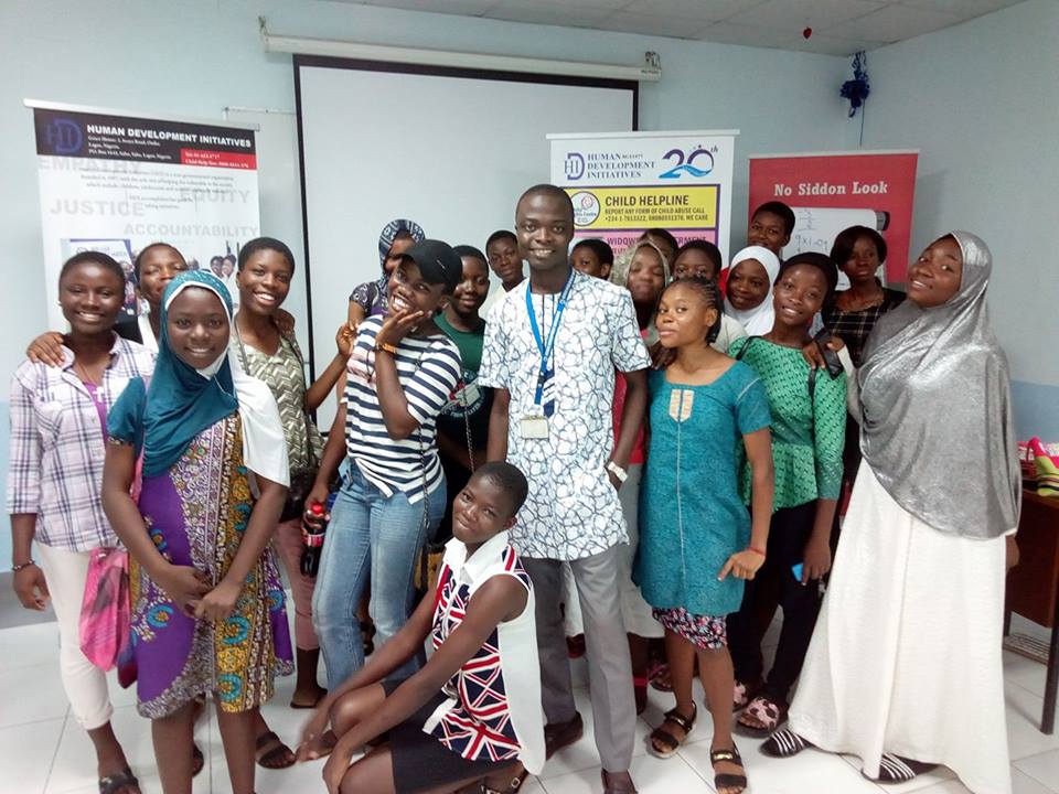 GROUP PHOTO AFTER THE ICT PROGRAMME FOR GIRLS IN YABA 2