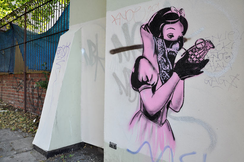 Bristol Street Art, Stencil Distorsion Urbana