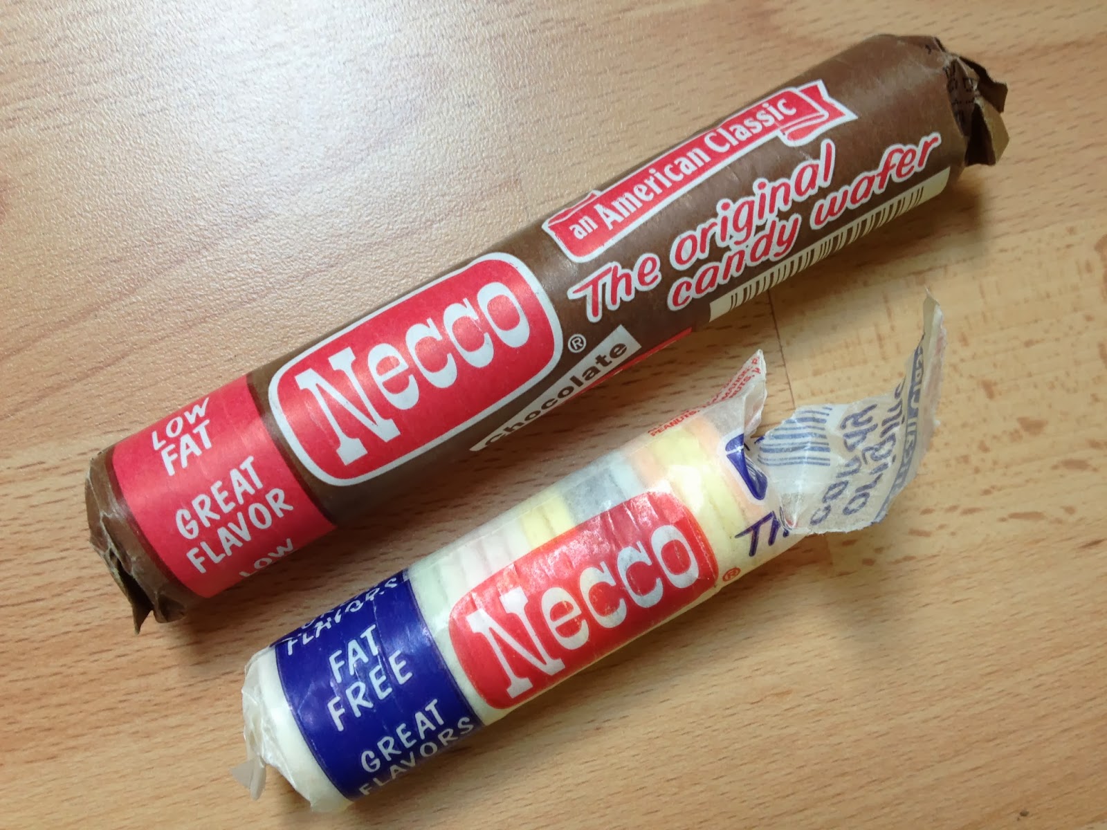 JuJu's Reviews Necco, the original candy wafer
