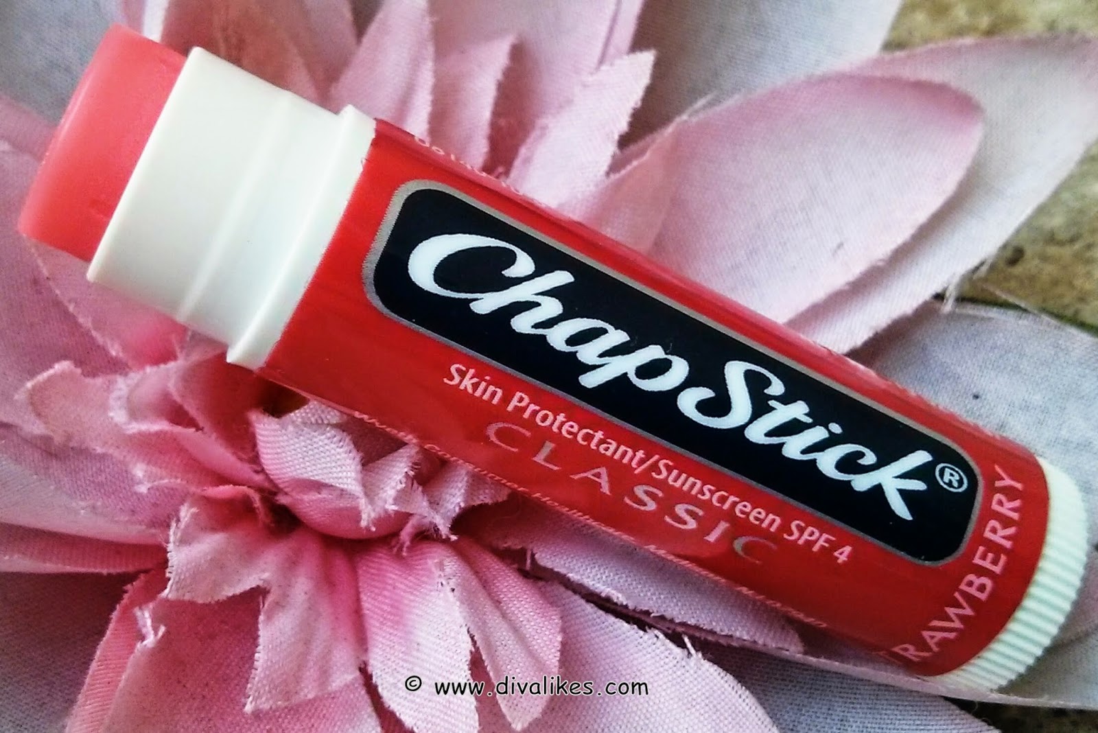 ChapStick Classic Strawberry Lip Balm Review & Swatch Diva Likes