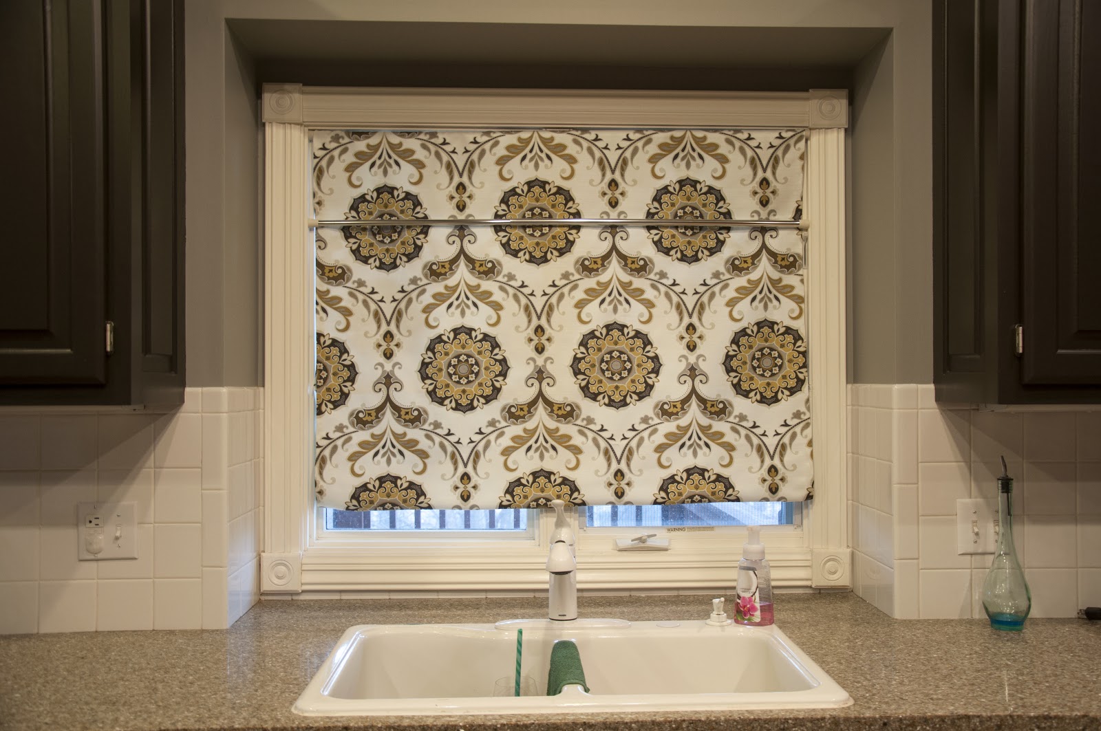 Brunch In Omaha Easy NoSew Roman Shade