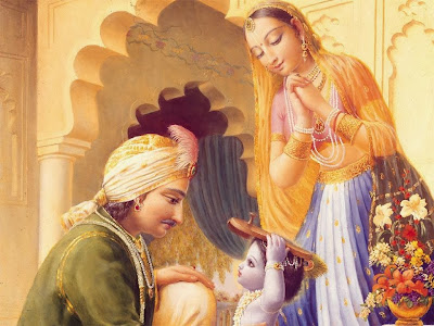 Mahabharat-Krishna-Give-Respect-To-Her-Father