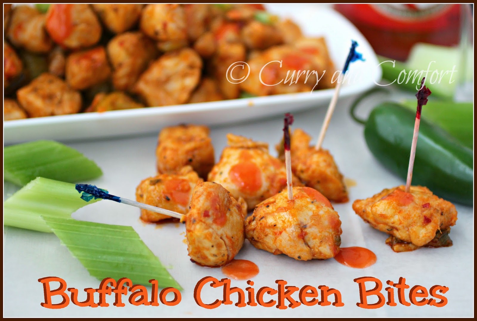 Kitchen Simmer Buffalo Chicken Bites (Low Carb)