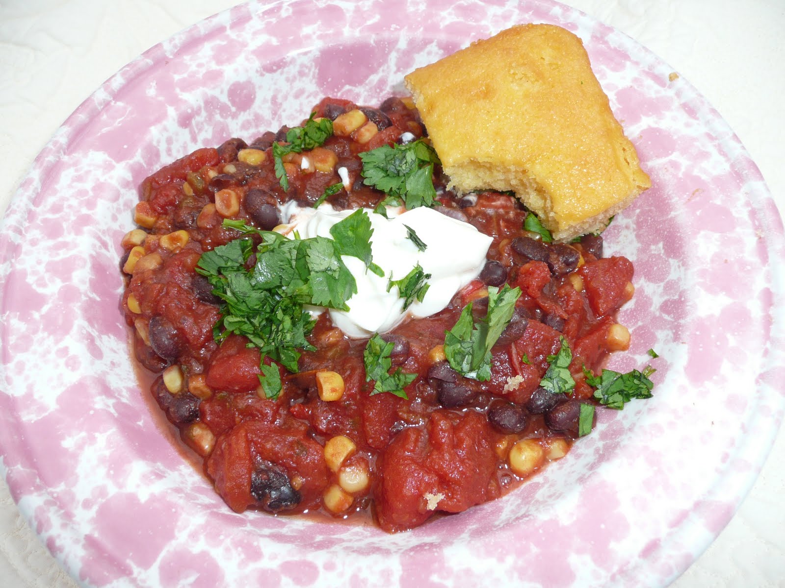 Everyday Dutch Oven Camper's Black Bean Chili