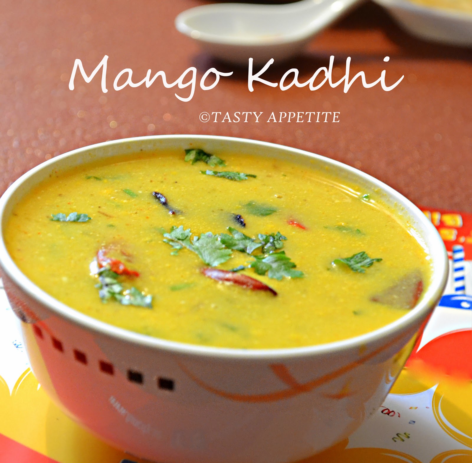 How to make Mango Kadhi / North Indian Style Recipe / StepbyStep