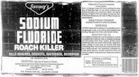 Sodium fluoride is a poison!!!