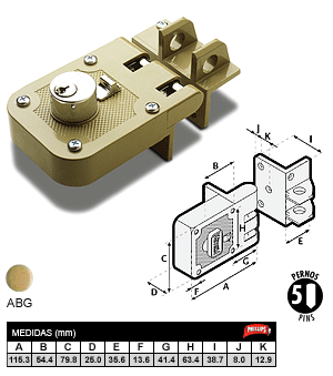Regio Protectores: Cerraduras para puerta corrediza