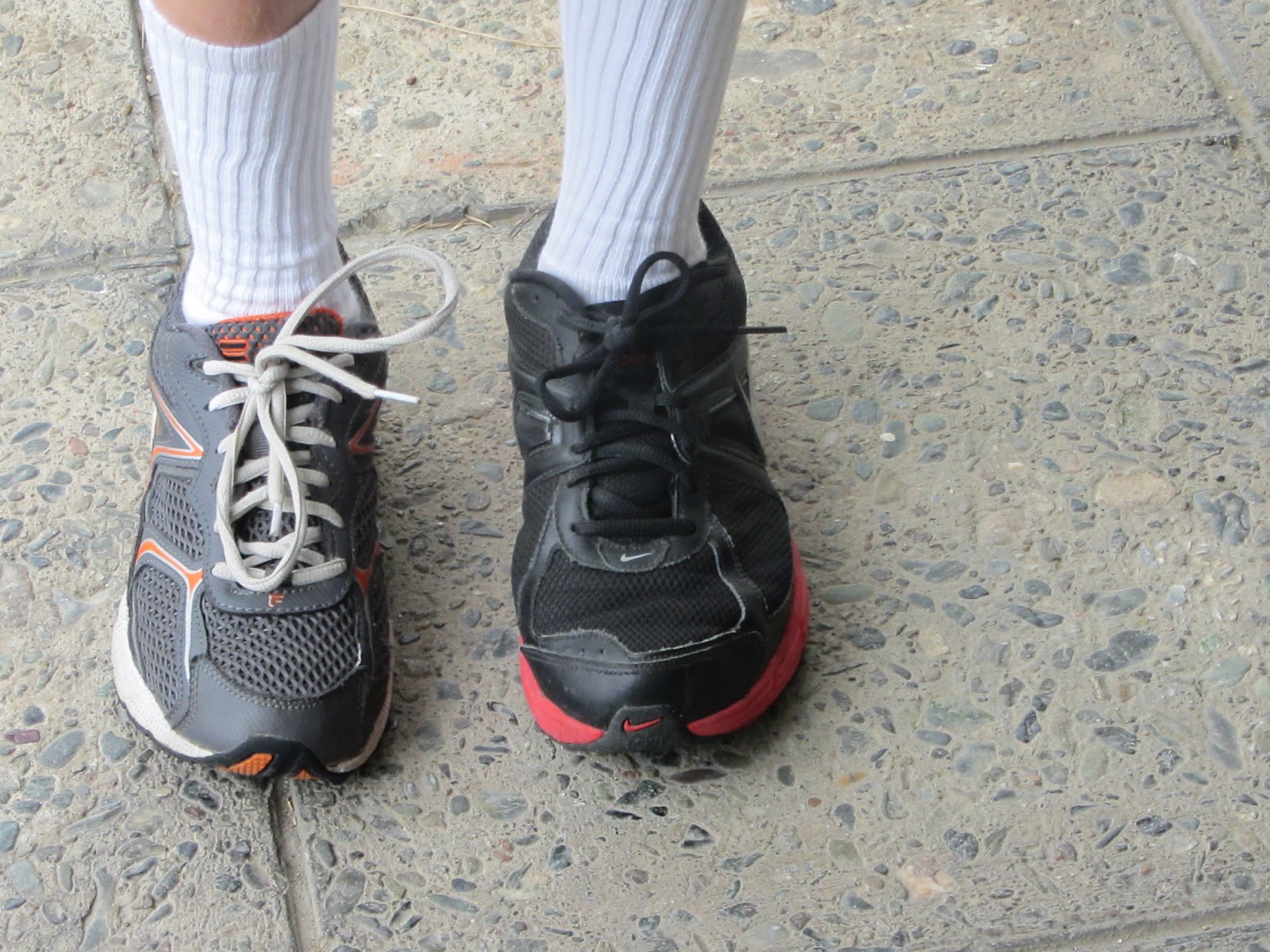 Small World...Big Family One Shoe On and One Shoe Off