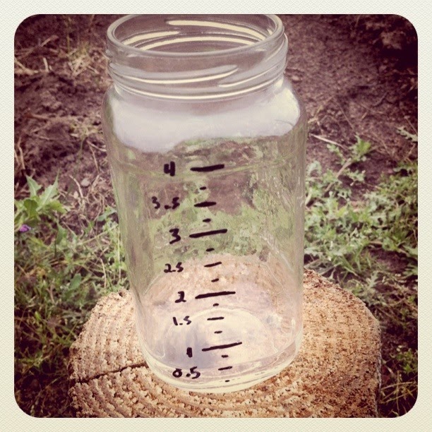 The Southern Boy Grows How to make a simple rain gauge