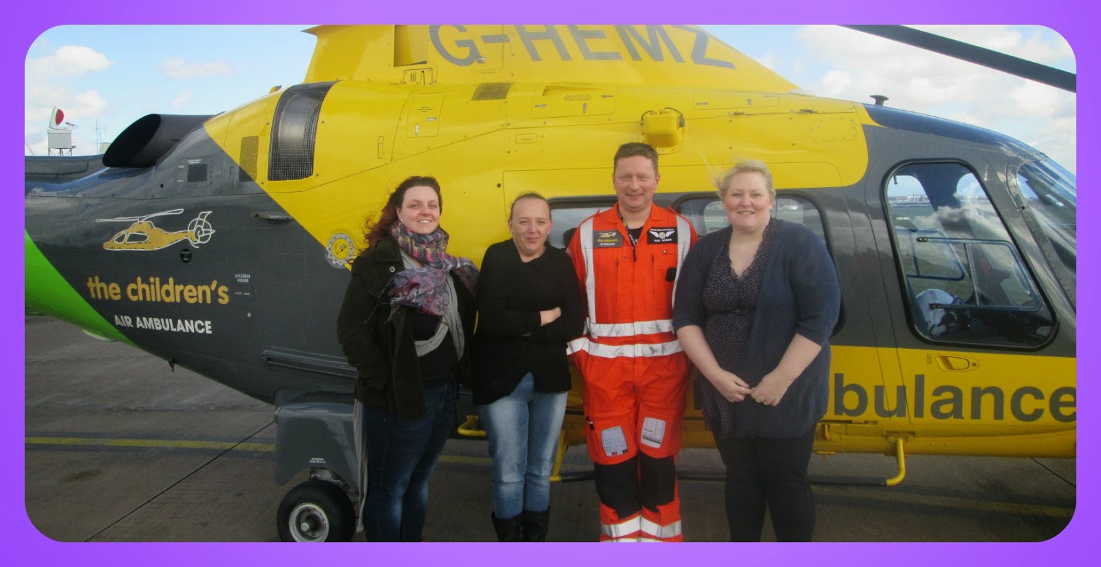 A Morning with The Children's Air Ambulance My Crazy Family Story