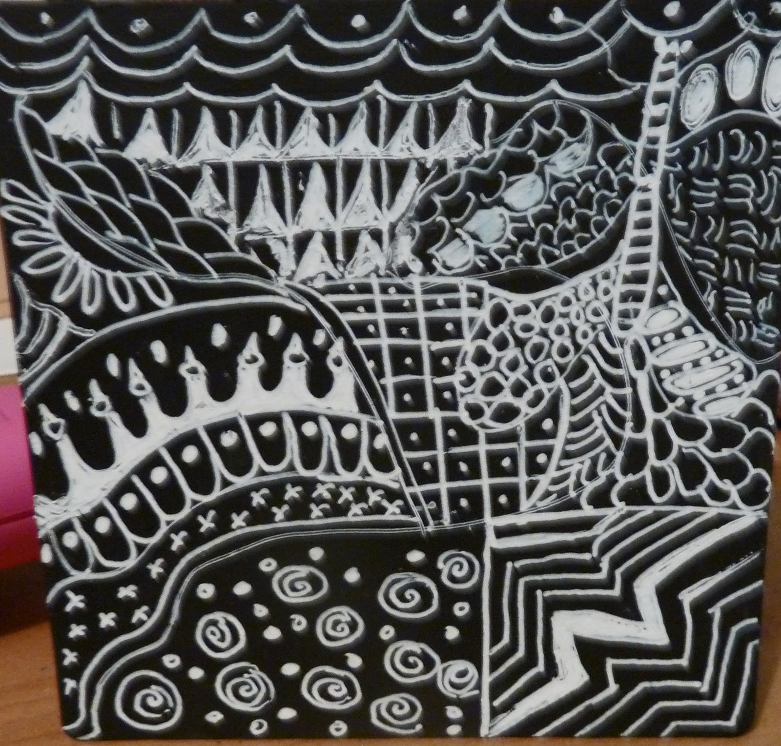 The Queen of Creativity Printing on tracing paper