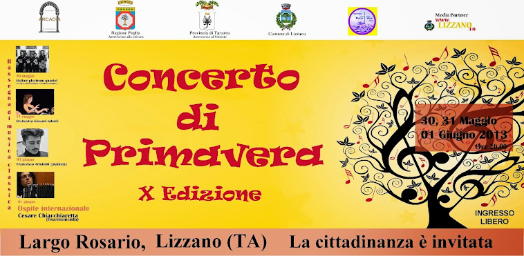 Concerto di Primavera 2013. Lizzano