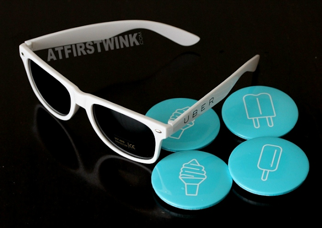 #Ubericecream Netherlands 2015 sunglasses and buttons