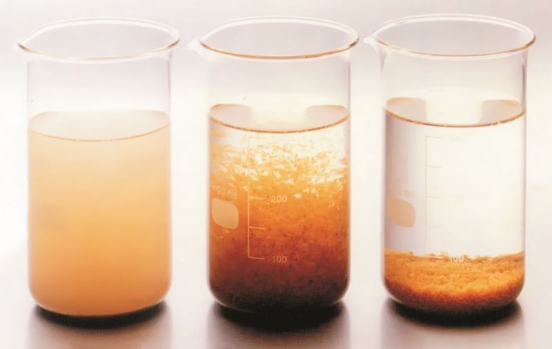 เคมีคุณภาพ Coagulants, flocculation สำหรับเร่งตกตะกอน ระบบบำบัดน้ำเสีย
