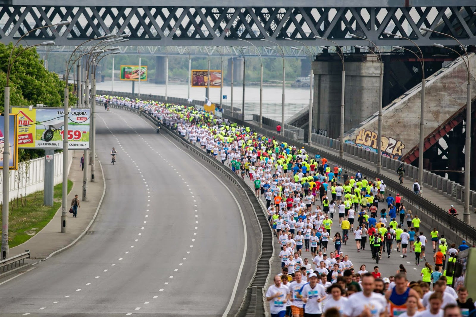 Забег на 10 км.Wizz Air Kyiv City Marathon 2014