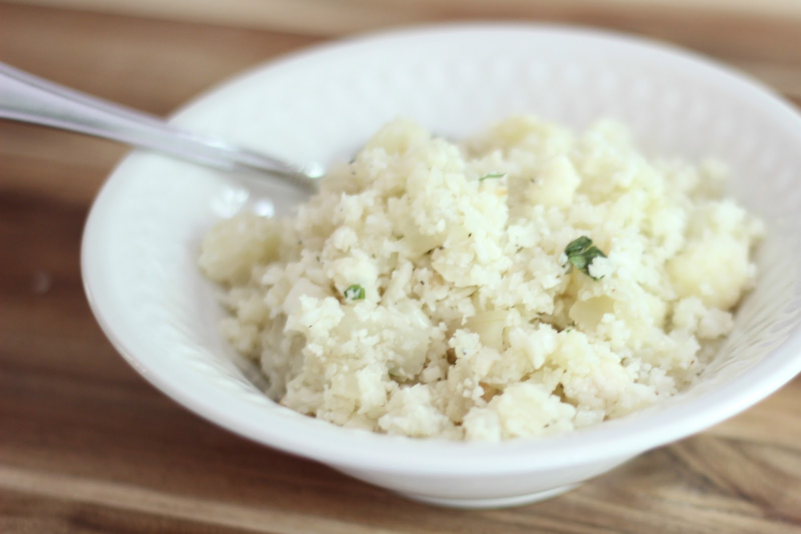 The Recipe Box Seasoned Cauliflower "Rice"