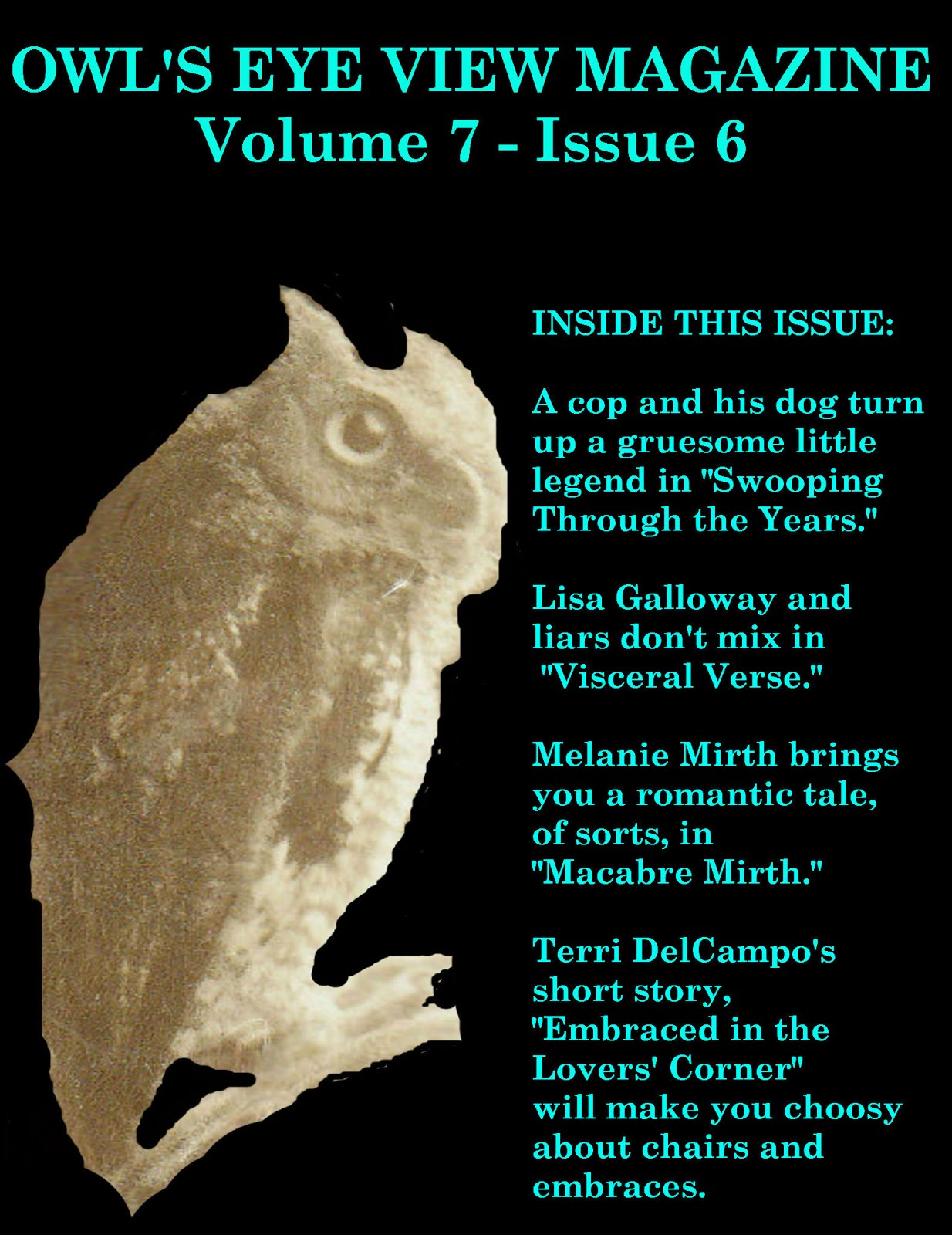 OWL'S EYE VIEW MAGAZINE ISSUE 6