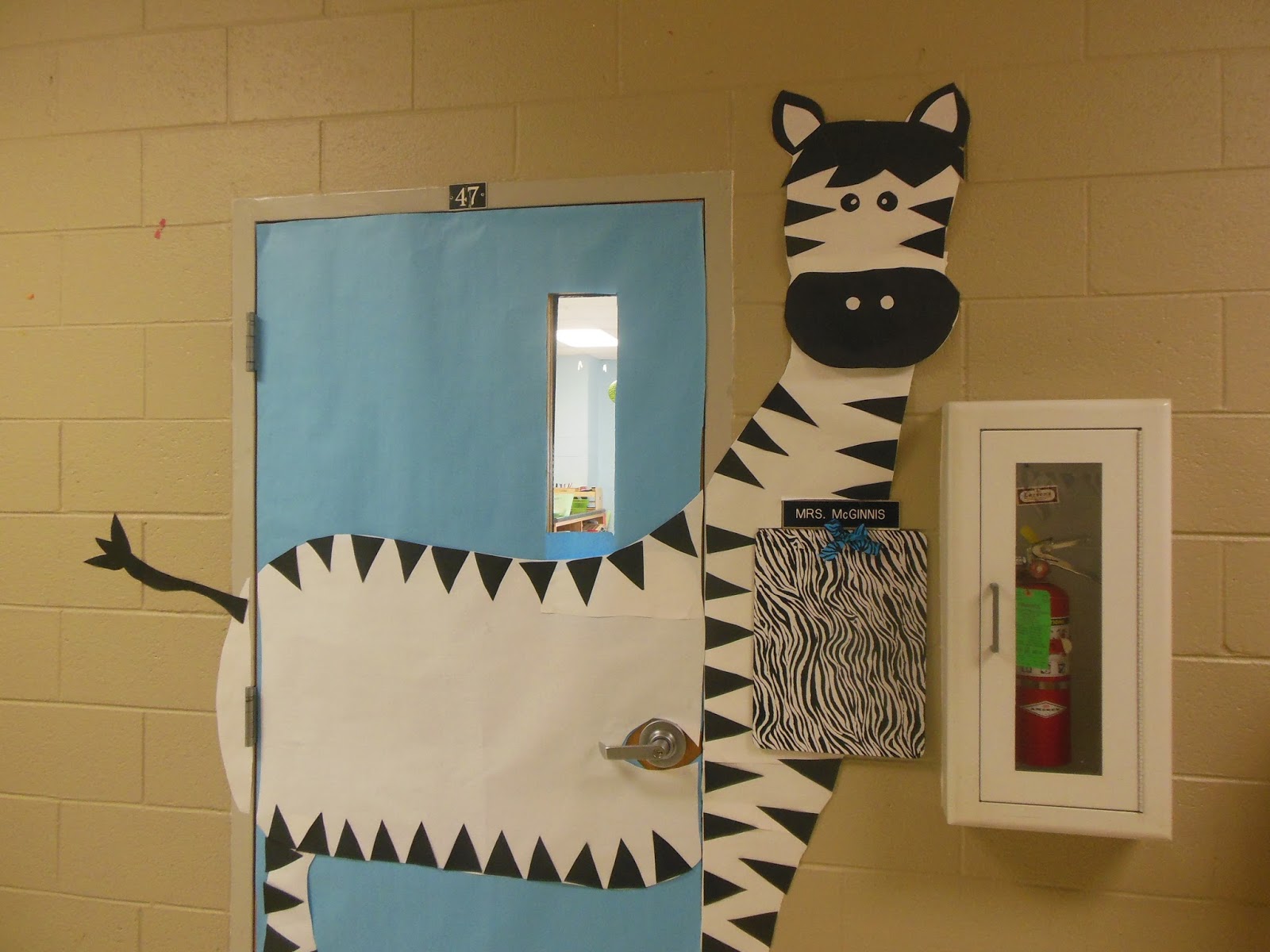 Mrs. McGinnis' Little Zizzers My Zebra Jungle Decorations