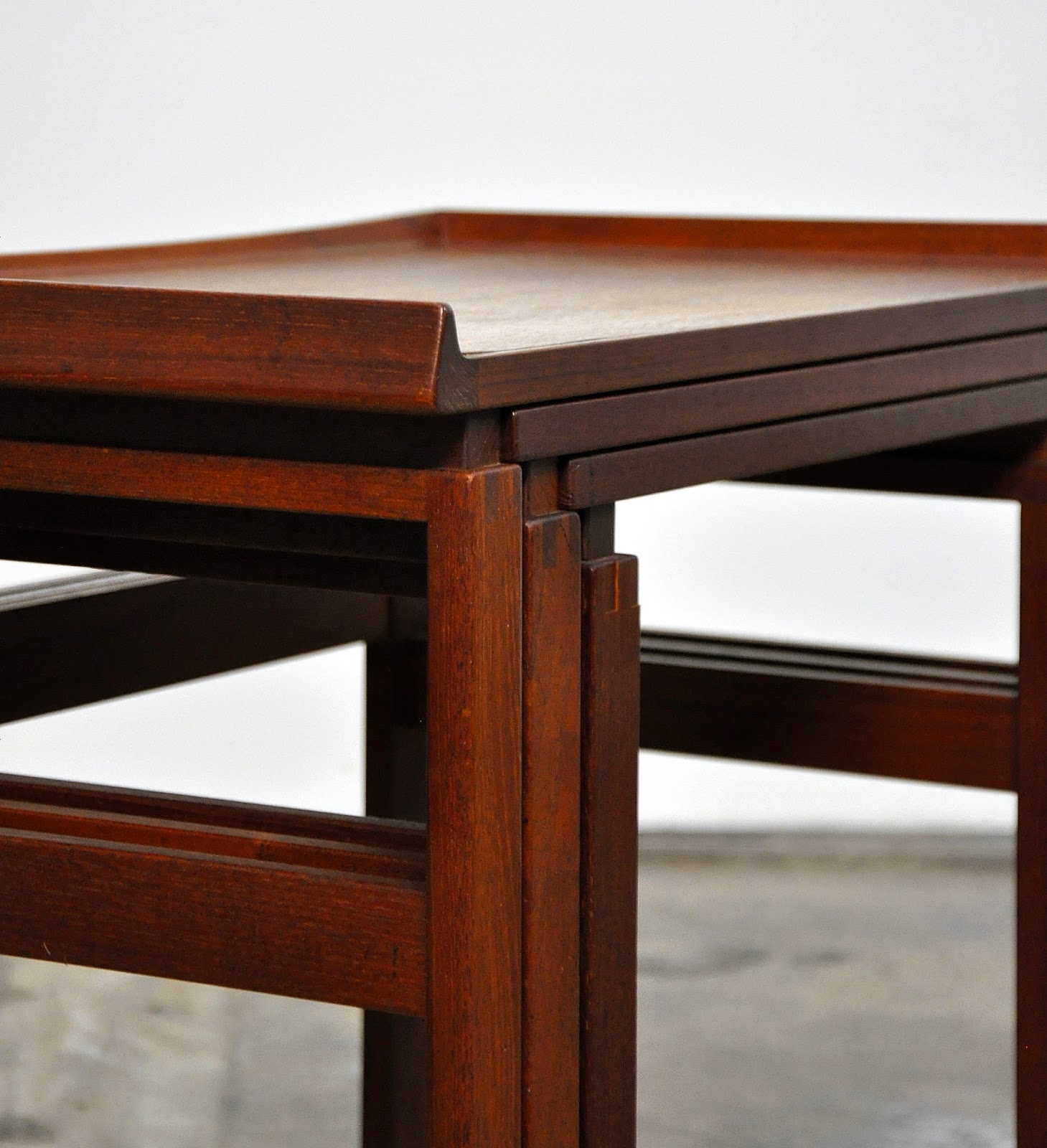 SELECT MODERN Danish Modern Teak Nesting Tables SELECT MODERN Danish Modern Teak Nesting Tables