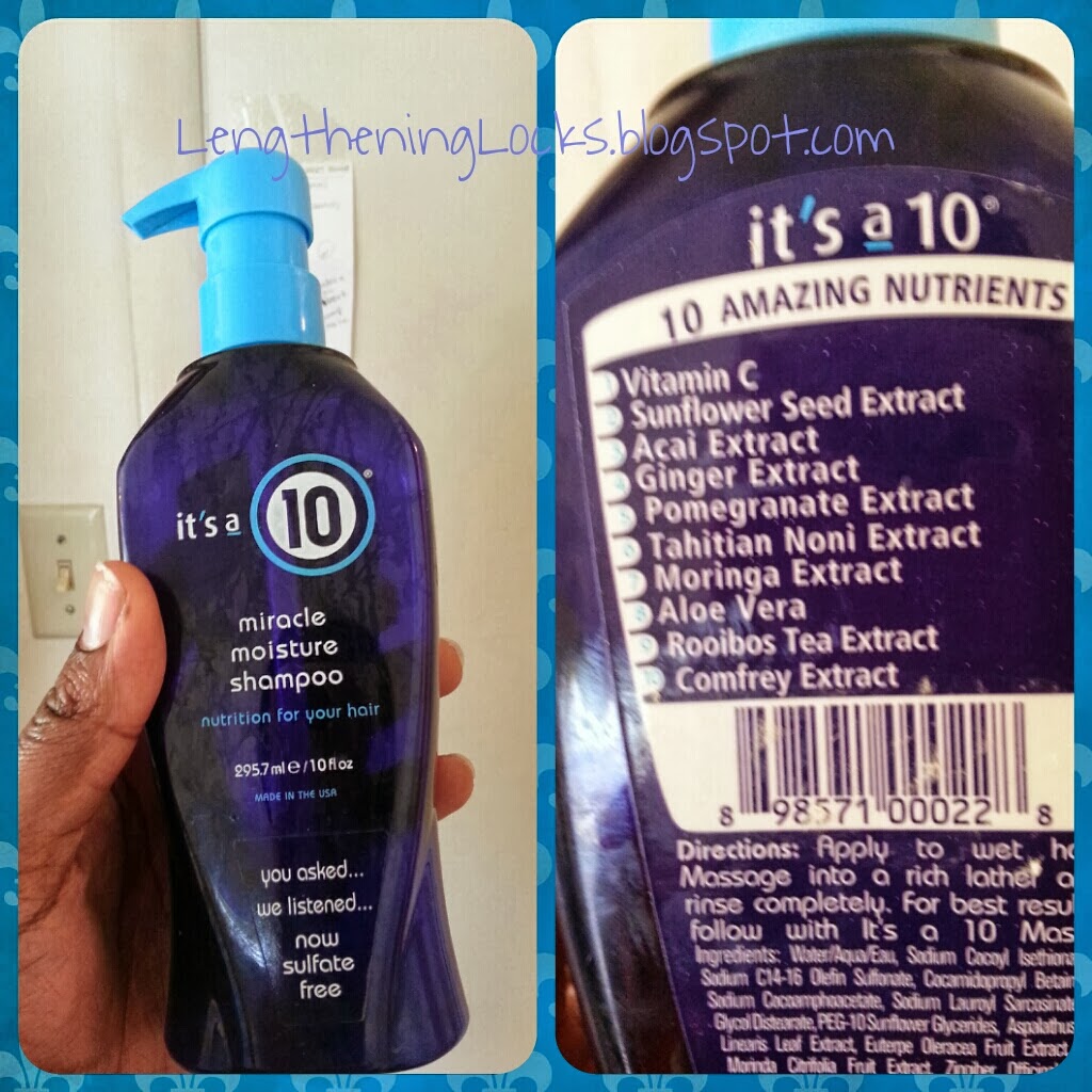 Lengthening Locks: Product Review - It\u0026#39;s A 10 Miracle Moisture ...