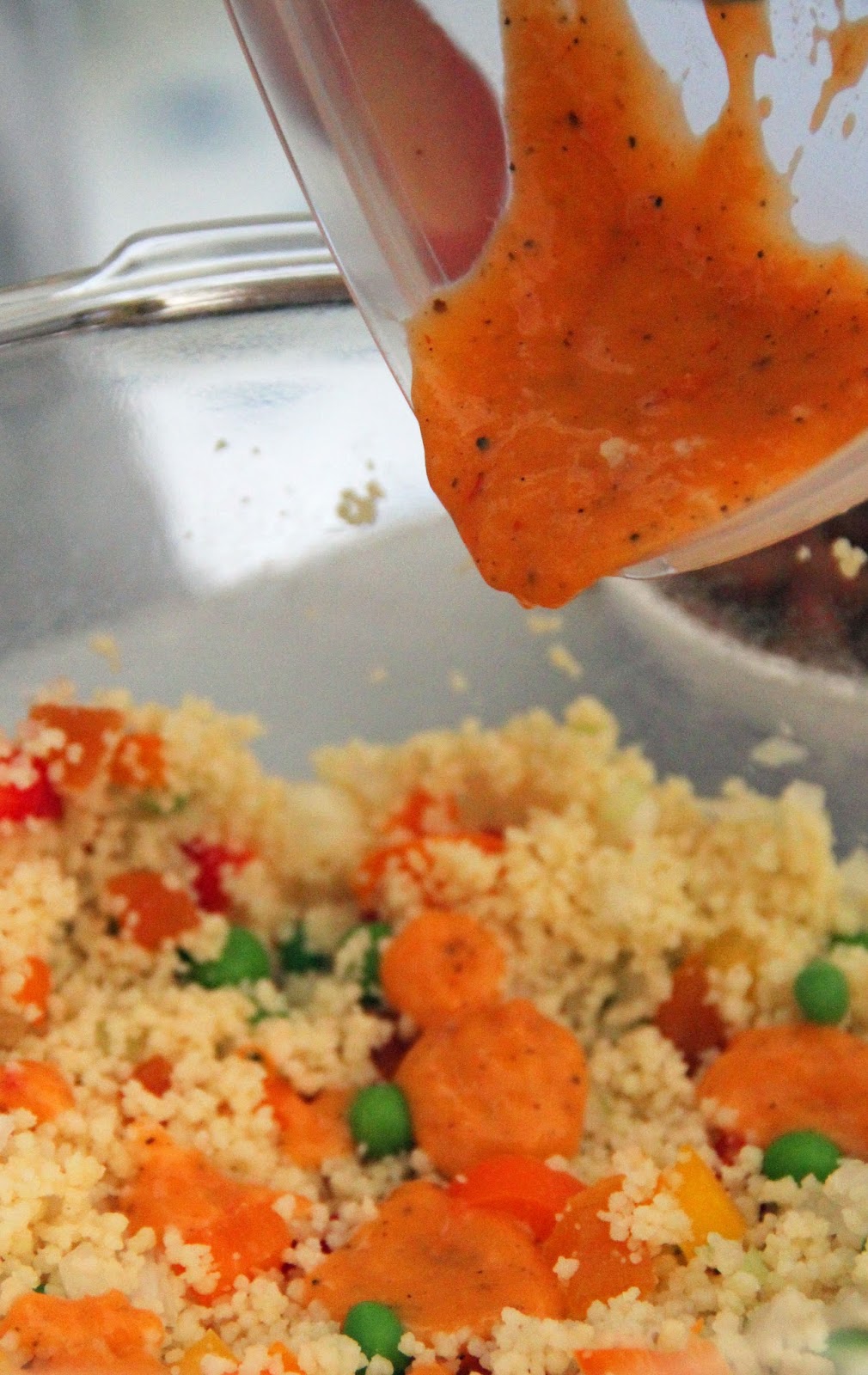 Jo and Sue Apricot Couscous Salad with Spicy Apricot Vinaigrette