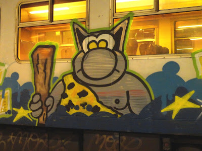 art on train