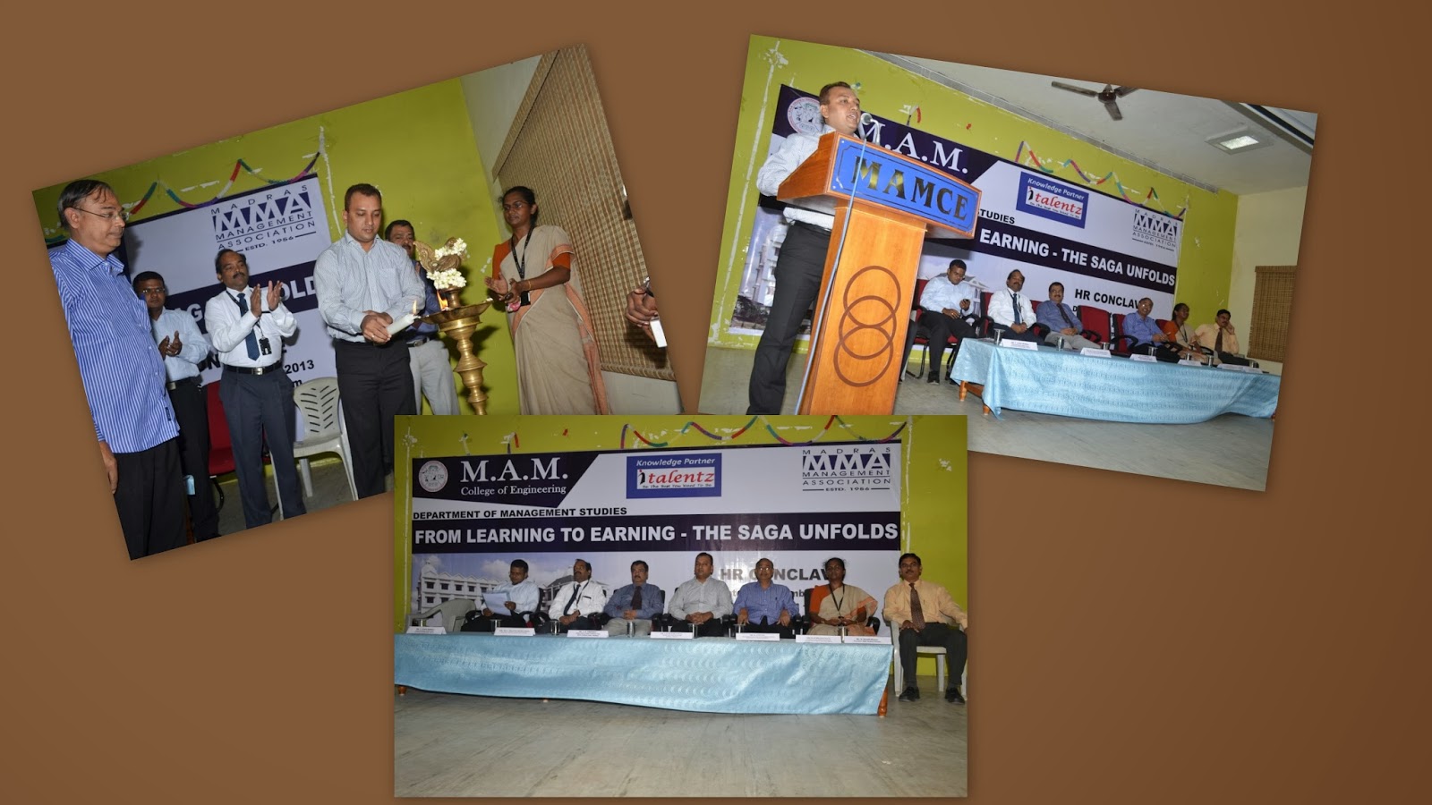 Visit To Mam Group Business Schools 20th Sep 2013 Trichy