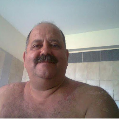 big mustache daddy - mature hairy chubby
