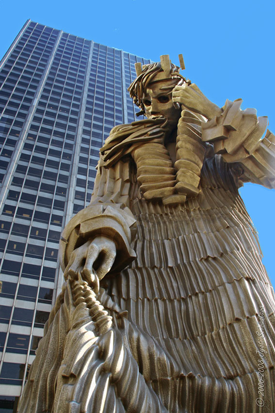Public Art in Chicago Temporary Exhibit at Pioneer Court [King Lear