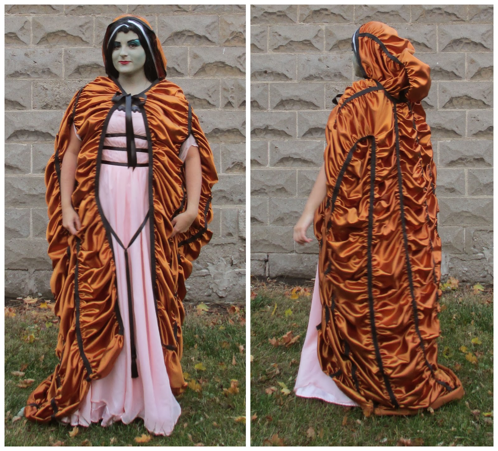 just another crafting blog lily munster the actual costume post lilly munster costume plus size