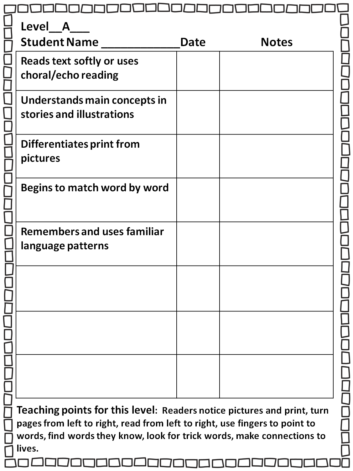First Grade Wow Guided Reading Guide
