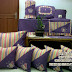 Homeset Tenun Salur Ungu