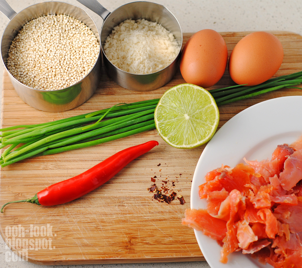 Ooh, Look... Smoked Salmon Quinoa patties not suitable for cats