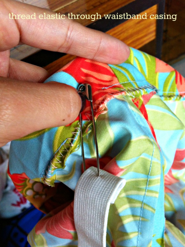 DIY How To Sew Shorts With Elastic Casing Fashion Eggplant