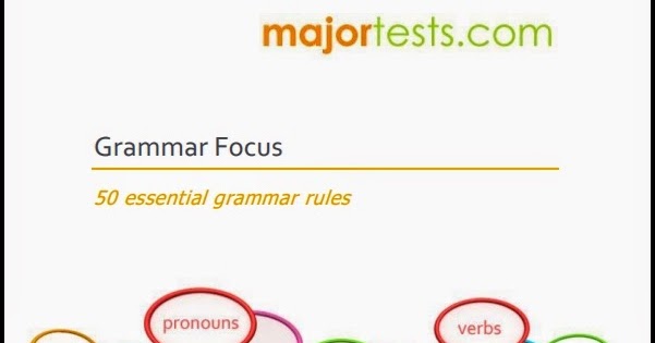Free Pdf Download 50 Essential Grammar Rules