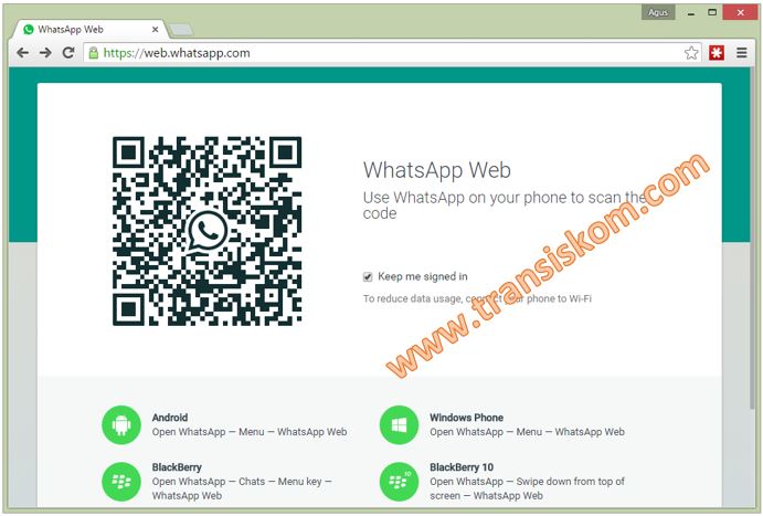 Cara mengaktifkan whatsapp di laptop