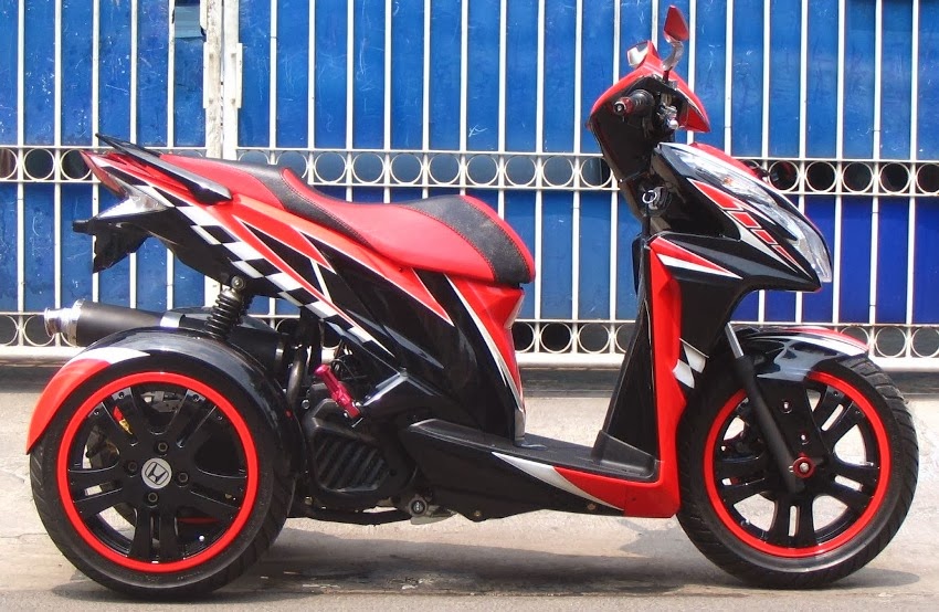 Modifikasi Honda Vario Techno 125 PGM-FI CBS, | Modifikasi sport PATI