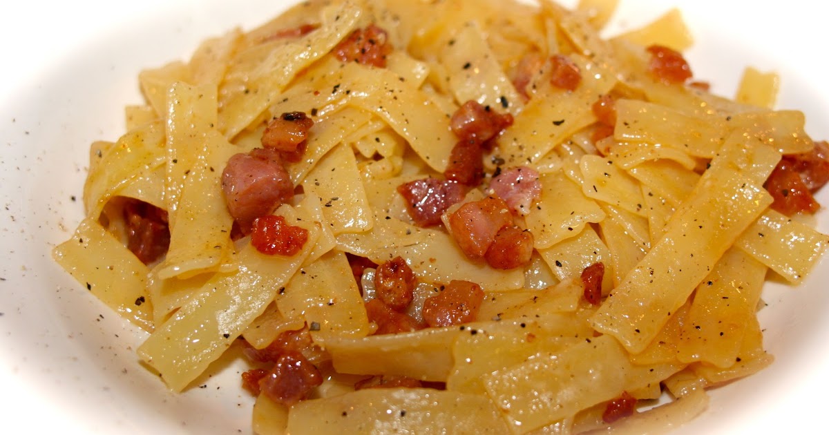 Pancetta in a Butter Sauce Foodie Friday Simple Living and Eating