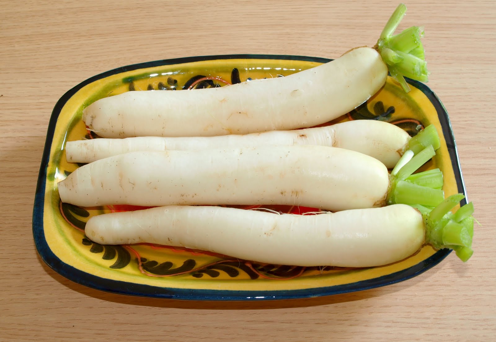 Mark's Veg Plot Daikon salad