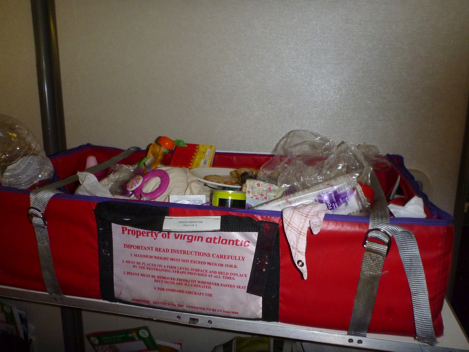 virgin atlantic baby bassinet