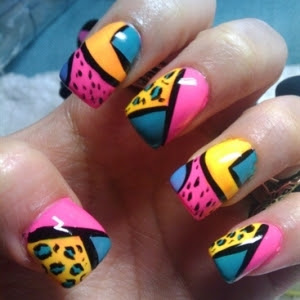 Neon Nail Art